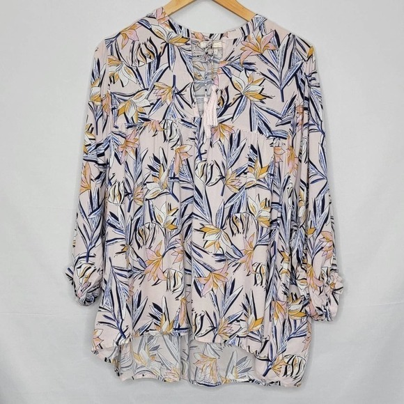 FINN & Grace Floral print Oversized Bubble Sleeve - Picture 4 of 14